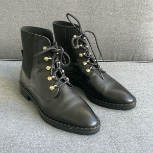 black Massimo Dutti boots size 40